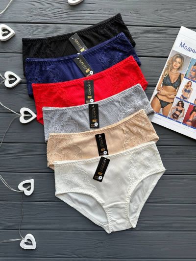 Трусики Nadizi мереживо і бавовна (6702)