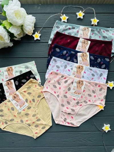 Трусики батал Листочки (Y0431)