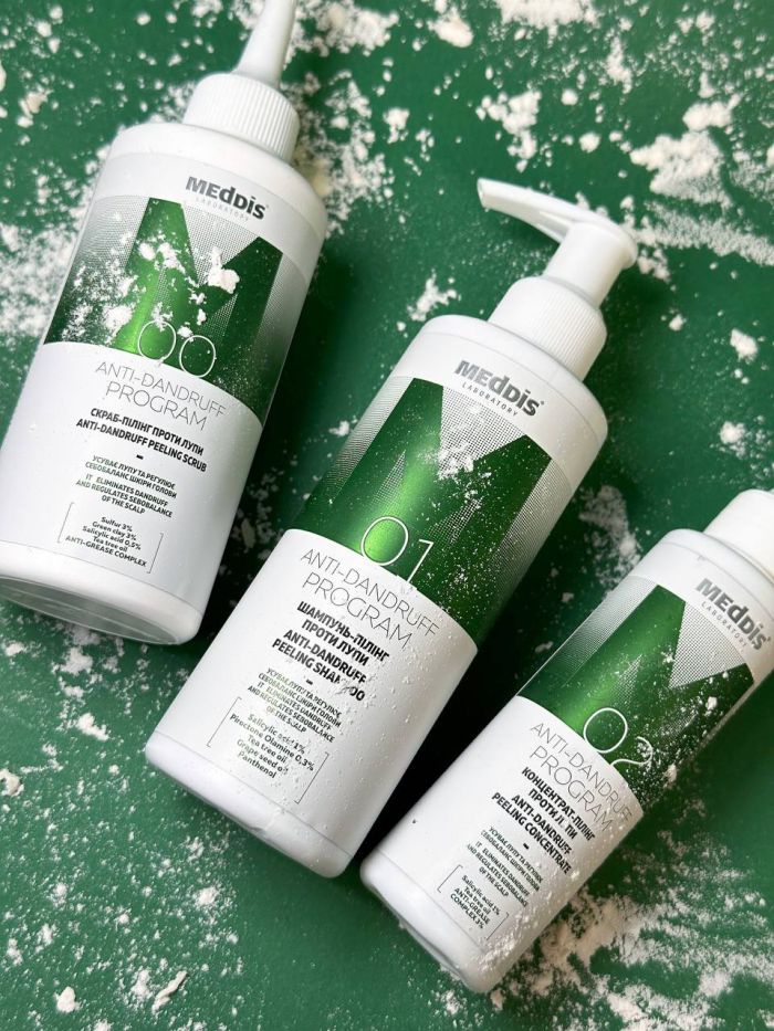 Meddis Шампунь-пілінг проти лупи, 200 мл