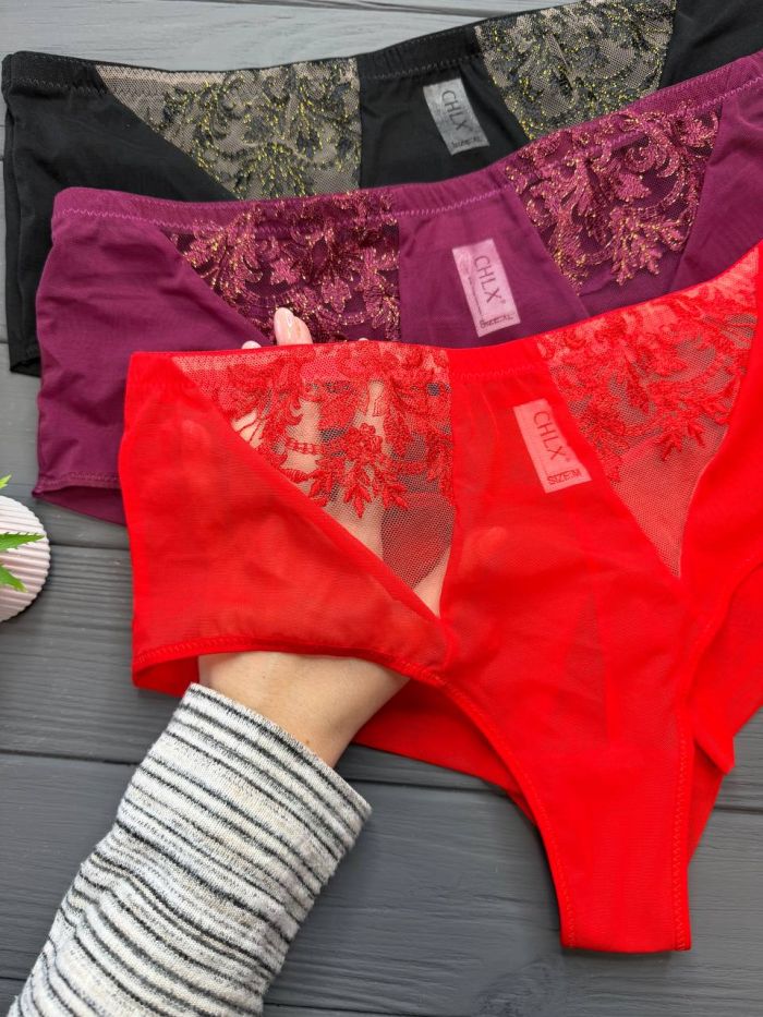 Трусики барзилійки сіткові CHLX