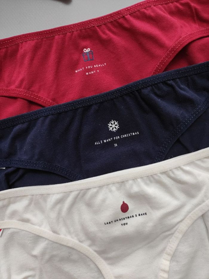 Новорічний набір трусиків "Різдвяний"
