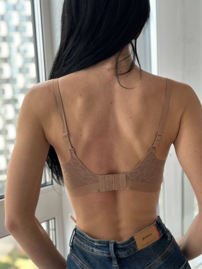 Бюст-топи безшовні в анімалістичний принт