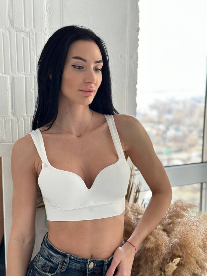 Топ гладенький з 3D-ефектом