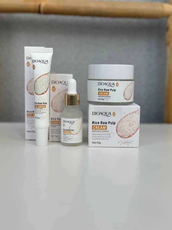 Набір з екстрактом рису Bioaqua Rice Raw Pulp