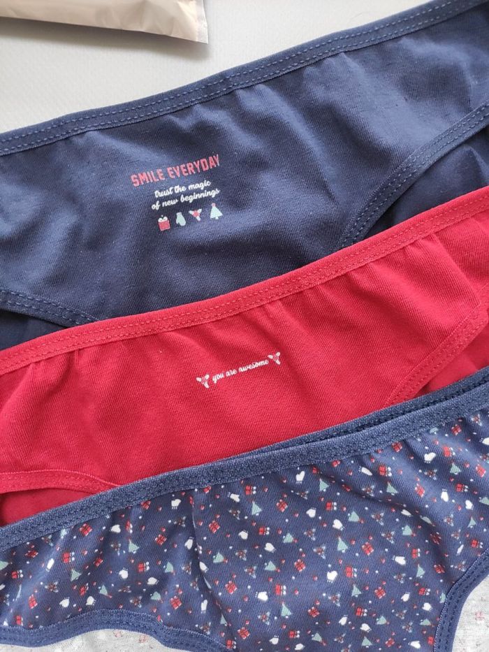 Новорічний набір трусиків "Новорічна рукавичка"